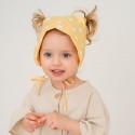 Косынка детская на завязках 48 размер Buba Kids цвет: желтый BKPANAMA302