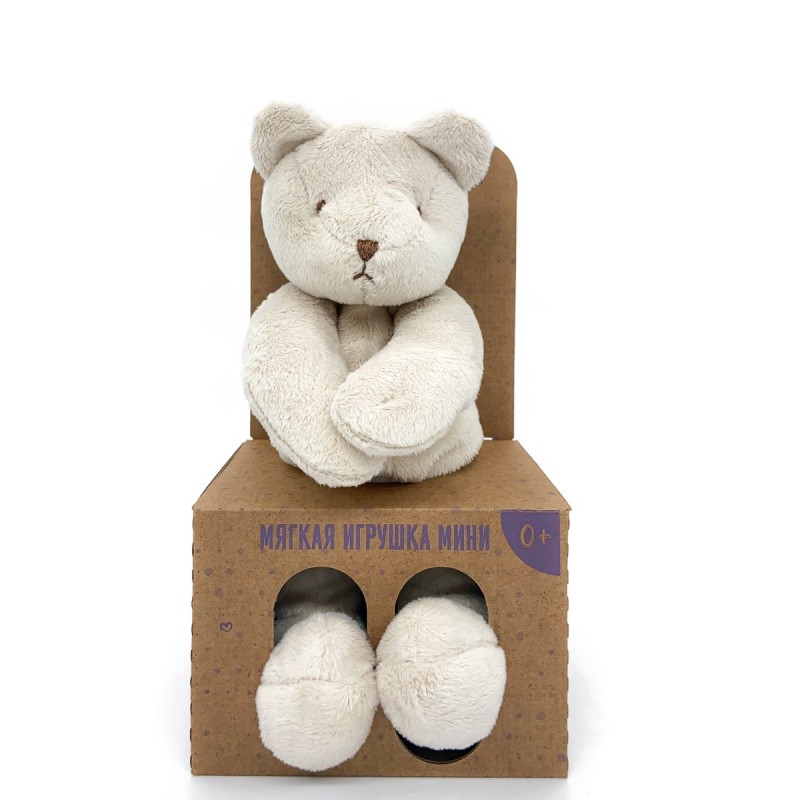 Мягкая мини-игрушка "Мишка" Drema цвет: молочный 805 Мягкая мини-игрушка "Мишка" Drema цвет: молочный 805
