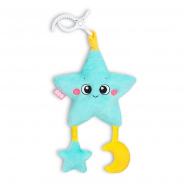 Мягкая игрушка-подвеска погремушка " Звездочка " 859 Мягкая игрушка-подвеска погремушка " Звездочка " 859