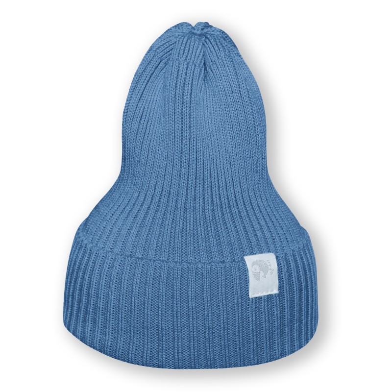 Вязаная шапочка-колпачок Simple 38-42 см цвет: ярко-синий 6000-153 Вязаная шапочка-колпачок Simple 38-42 см цвет: ярко-синий 6000-153