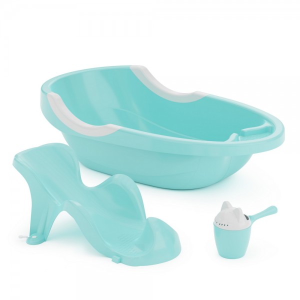 Ванночка для купания малыша с рождения 90 см + горка + ковш Альтернатива цвет: голубой М 6837 Ванночка для купания малыша с рождения 90 см + горка + ковш Альтернатива цвет: голубой М 6837