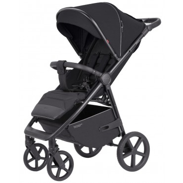 Коляска детская прогулочкая Carrello Bravo + 2024 цвет: jet black CRL-5515
