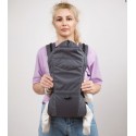 Рюкзак-кенгуру для переноски малыша от 0 месяцев + «BabyActive Vikont » цвет: графит BAV01-006