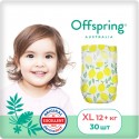 Эко-подгузники-трусики Offspring XL 12-20 кг 30 шт цвет: лимоны