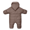 Комбинезон демисезонный DEW с капюшоном 68-80 см цвет: теплый шоколад 160-141