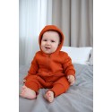 Комбинезон из футера с начесом Toucan 86 см цвет: кирпичный 1633-105