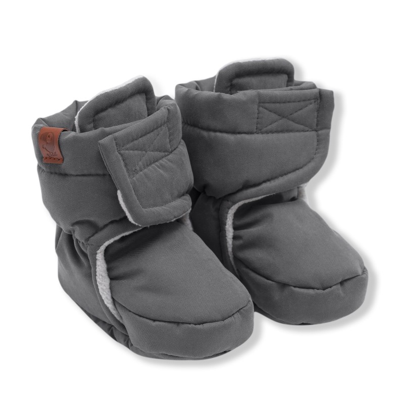 Теплые пинетки Snowball 0-6 месяцев цвет: светлый графит 178-146 Теплые пинетки Snowball 0-6 месяцев цвет: светлый графит 178-146