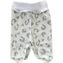 Ползунки для малыша 50 см Newborn принт: пятнышки серые Т-132