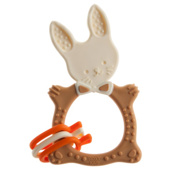 Универсальный прорезыватель BUNNY TEETHER цвет: шоколадный