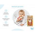 Универсальный прорезыватель BUNNY TEETHER цвет: коралловый