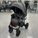Коляска детская 2 в 1 Bjoy Mia ткань цвет: dark grey