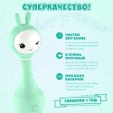 Интерактивная игрушка-погремушка Умный зайка alilo R1 c распознаванием цветов цвет: мятный 60348