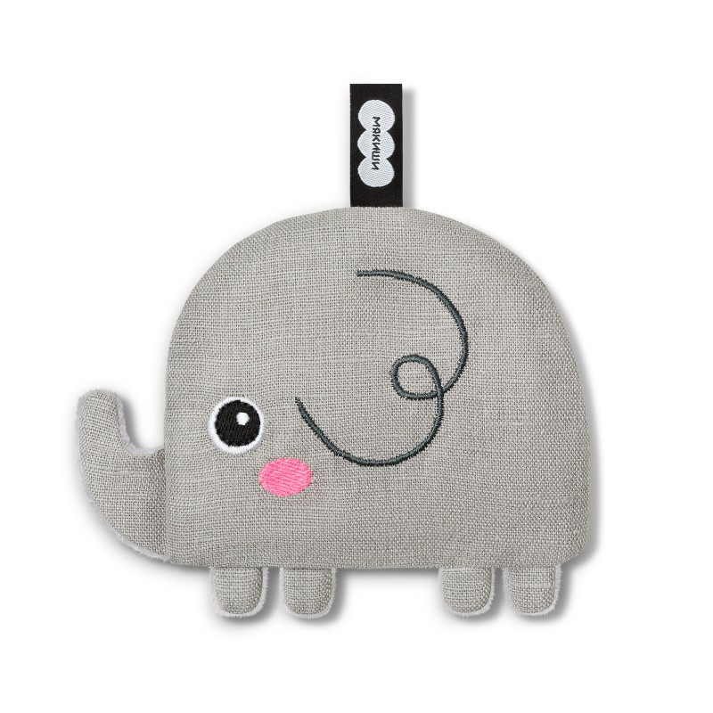 Игрушка-грелка с вишневыми косточками Малыш Слоник 861 Игрушка-грелка с вишневыми косточками Малыш Слоник 861