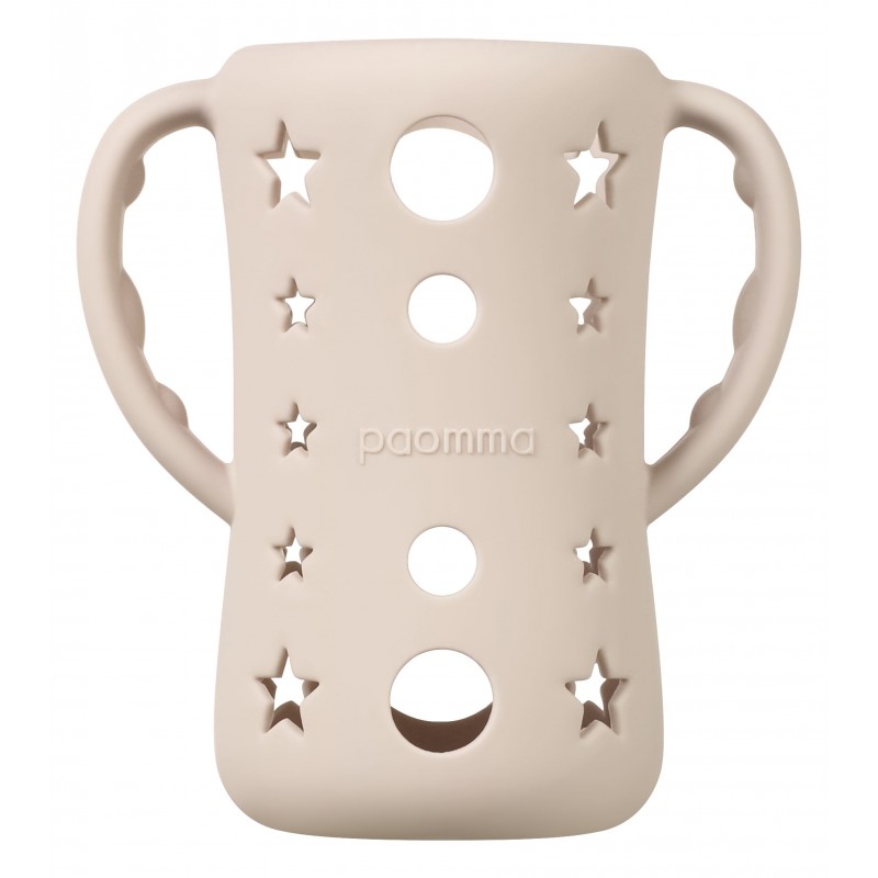 Силиконовый чехол для бутылочки Paomma 240 мл цвет: Almond milk PSC118