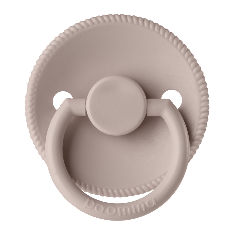 Пустышка Paomma с соской из натурального латекса (S) 0-6 месяцев цвет: mushroom