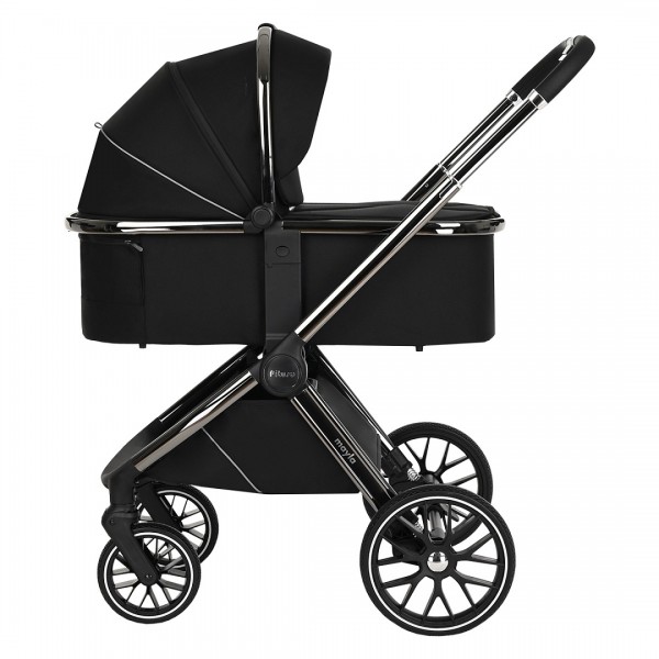 Коляска детская 3 в 1 Pituso Mayla цвет: black AS107/3
