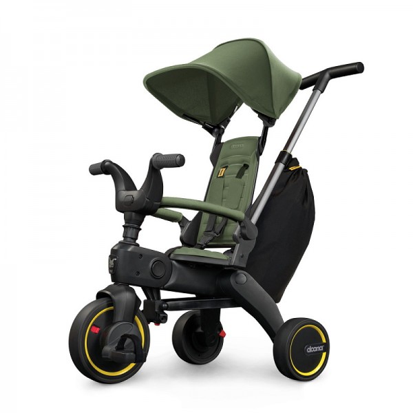 Велосипед детский трехколесный 4 в 1 Simple Parenting Doona Liki Trike S3 цвет: desert green