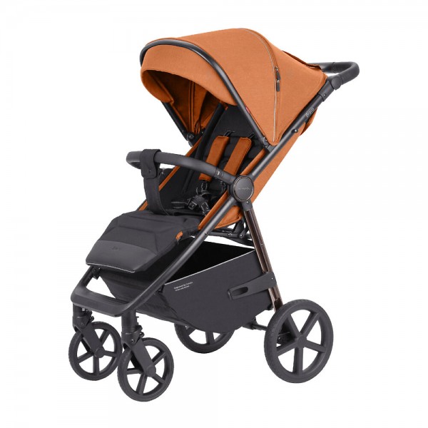 Коляска детская прогулочкая Carrello Bravo + 2024 цвет: tango orange CRL-5515