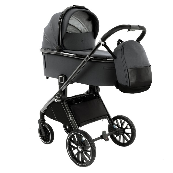 Коляска детская 2 в 1 Pituso Mayla Lux цвет: dark grey Lux/222