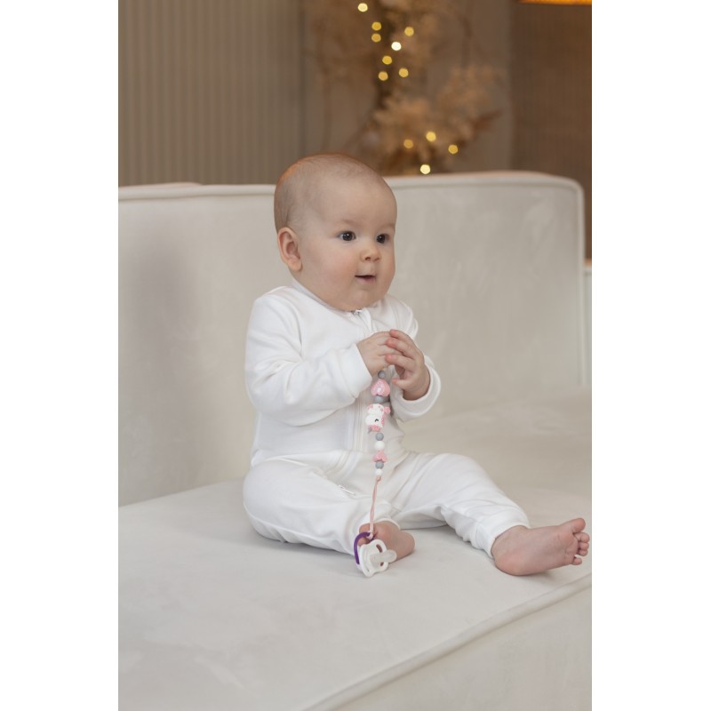 Слип на молнии с манжетами 74 см цвет: экрю 1430-02