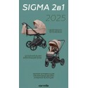 Коляска детская 2 в 1  Carrello  Sigma 2025 цвет: Fresh Beige CRL-6523