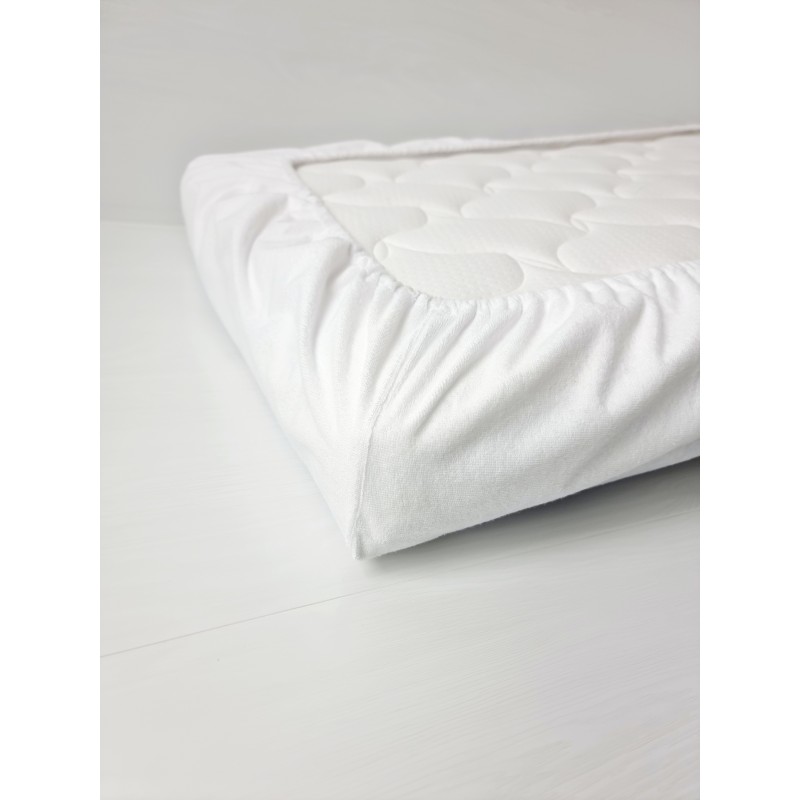 Наматрасник непромокаемый SOFI LUX для кроватки 120*60 см цвет: Белый 4201 Наматрасник непромокаемый SOFI LUX для кроватки 120*60 см цвет: Белый 4201