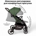 Коляска детская прогулочная BubaGo Model BASS Light 2025 цвет: Green / Зеленый BG 137-2 Коляска детская прогулочная BubaGo Model BASS Light 2025 цвет: Green / Зеленый BG 137-2