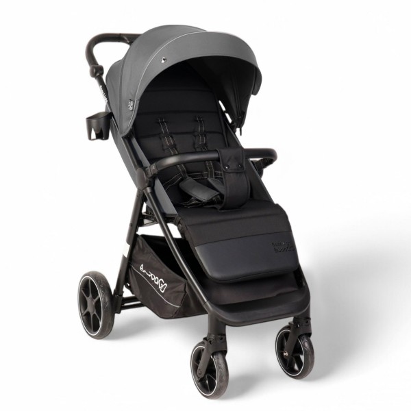 Коляска детская прогулочная BubaGo Model BASS Light 2025 цвет: Grey /Серый BG 137-3