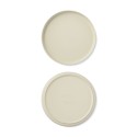 Набор тарелок 2 шт Edda цвет: пломбир PLAP-01001