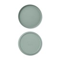 Набор тарелок 2 шт Edda цвет: шалфей PLAP-01003