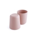 Набор стаканчиков 2 шт Edda цвет: пудра PLAC-01002