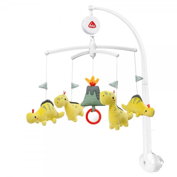 Музыкальный мобиль-каруселька с игрушками Веселый Дино FEHN 051063