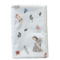 Непромокаемая многоразовая пеленка из ранфорса 60*90 см цвет: зайцы