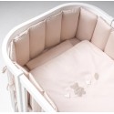 Защита фенс-бортик для детской кроватки Sateen Collection цвет: бежевый ФБ-1.03.04