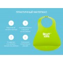 Мягкий нагрудник с карманом для крошек Roxy Kids цвет: зеленый