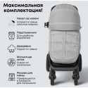 Коляска детская прогулочная BubaGo Model BASS цвет: Light gray/ Светло серый BG 132-AL-1