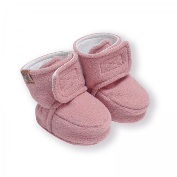 Пинетки из флиса Cute 3-8 месяцев цвет: пудра 2200-01