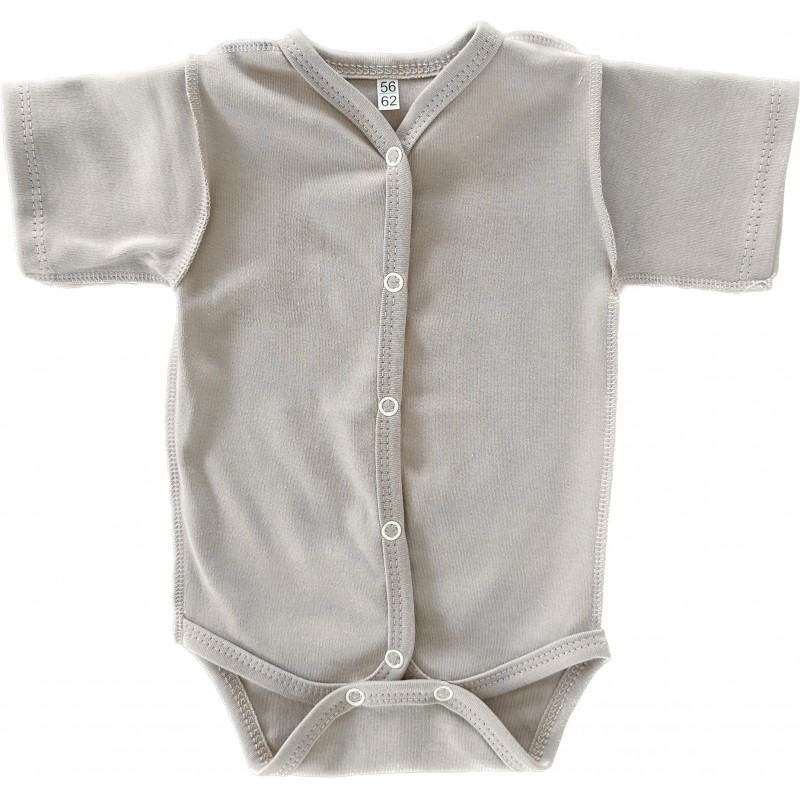 Боди с коротким рукавом на кнопках Newborn 50 см цвет: капучино Т-133