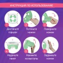 Горшок дорожный складной с многоразовой вкладкой HandyPotty 3 в 1 цвет: бежевый и вкладка розовая Горшок дорожный складной с многоразовой вкладкой HandyPotty 3 в 1 цвет: бежевый и вкладка розовая