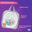 Горшок дорожный складной с многоразовой вкладкой HandyPotty 3 в 1 цвет: графит и вкладка графит