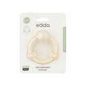 Игрушка-прорезыватель силиконовая Погремушка Кольцо Edda цвет: пломбир STR-01001