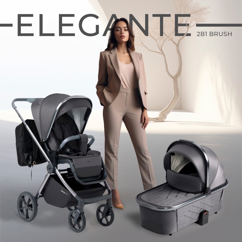 Коляска детская 2в1 Sweet Baby Elegante BRD цвет: Grey