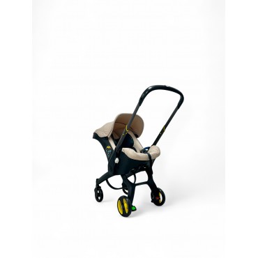 Коляска-автокресло Bubago Mirco 4 в 1 цвет: бежевый BG 153-3 Коляска-автокресло Bubago Mirco 4 в 1 цвет: бежевый BG 153-3