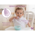 Набор столовых приборов для малышей ложка и вилка цвет: сиреневый RFD-001-V