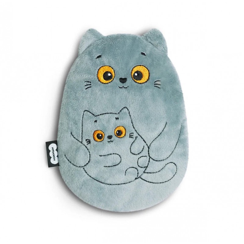 Игрушка-грелка с вишневыми косточками 3 в 1 "Мякиши" Кошка с котенком 917