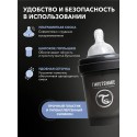 Антиколиковая бутылочка для кормления Twistshake 125 мл. цвет: Чёрный /Black