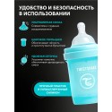 Антиколиковая бутылочка для кормления Twistshake 125 мл. цвет: Пастельный синий /Pastel Blue