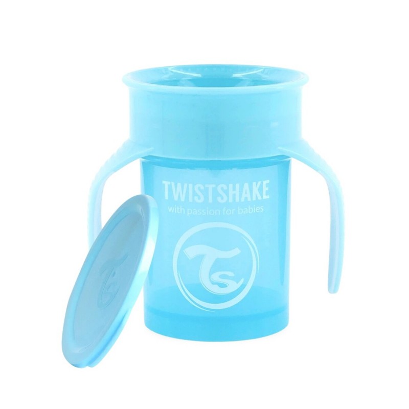 Поильник Twistshake 6+m. 360 cup 230 мл. цвет: Пастельный голубой /Pastel Blue Поильник Twistshake 6+m. 360 cup 230 мл. цвет: Пастельный голубой /Pastel Blue