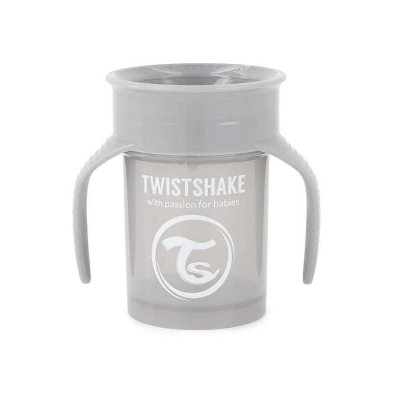Поильник Twistshake 6+m. 360 cup 230 мл. цвет: Пастельный серый /Pastel Grey