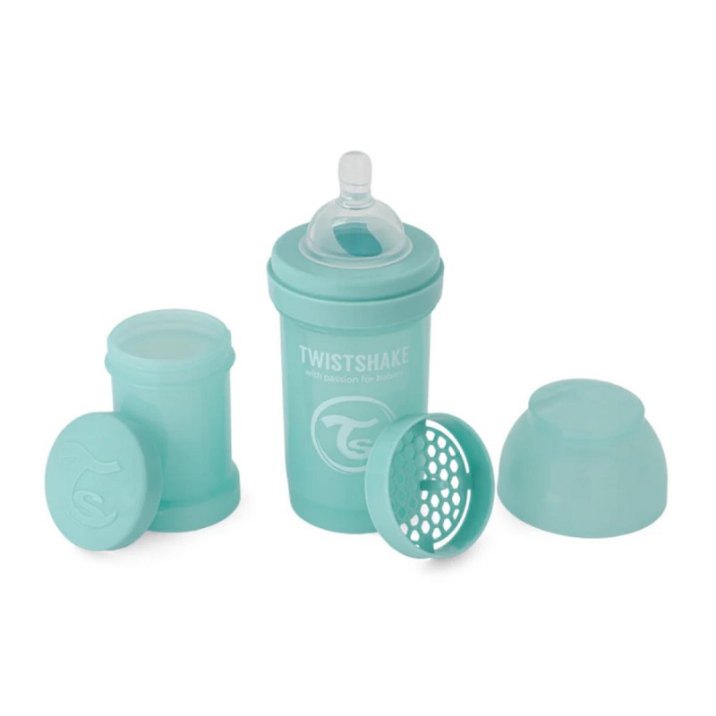 Антиколиковая бутылочка для кормления Twistshake 180 мл. цвет: Бирюзовый /New Turquoise
